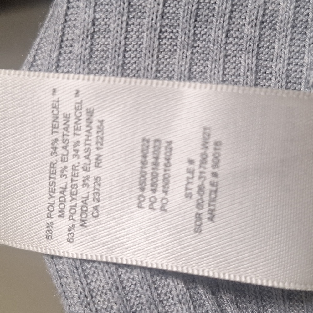 Aritzia Ribbed Knit Pants in Light Gray - Picture 6 of 7